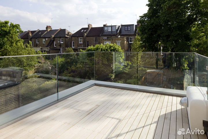 Ограждения из стекла