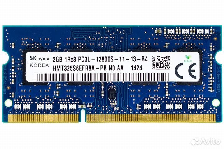 Модули памяти DDR2, DDR, DDR3L