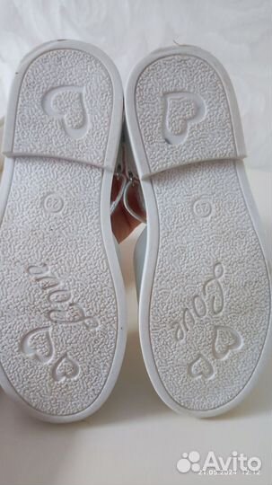 Туфли белые для девочки 30 размер