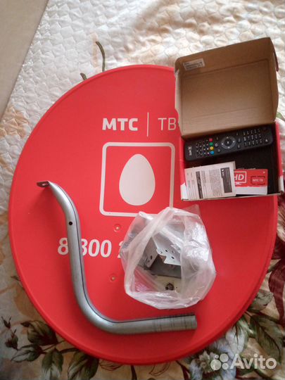 Спутниковая тарелка МТС с роутером