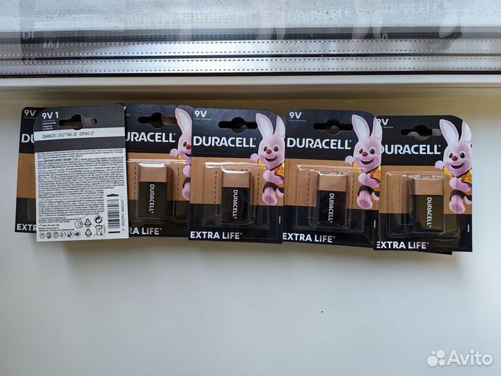 Батарейки duracell в упаковке