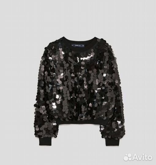 Кофта с пайеиками Zara