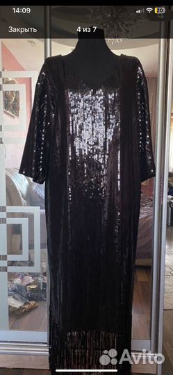 Платье из пайеток, новое 46-50