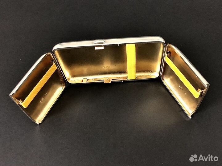 Портсигар 1900 год антик серебро