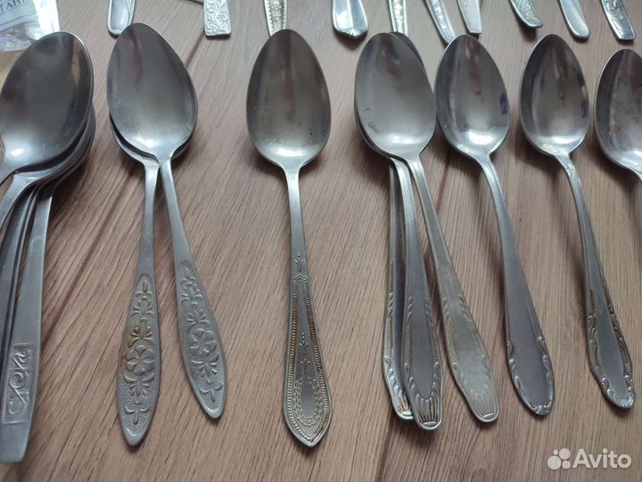 Столовые приборы вилки и ложки СССР
