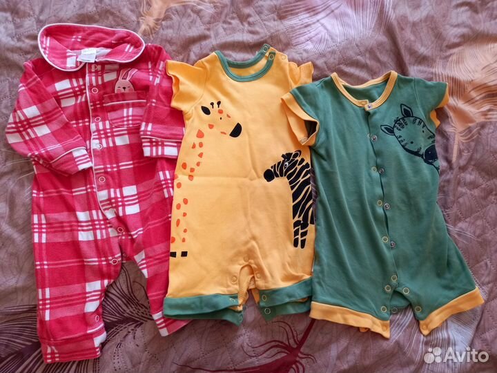 Детские вещи пакетом на девочку 68р