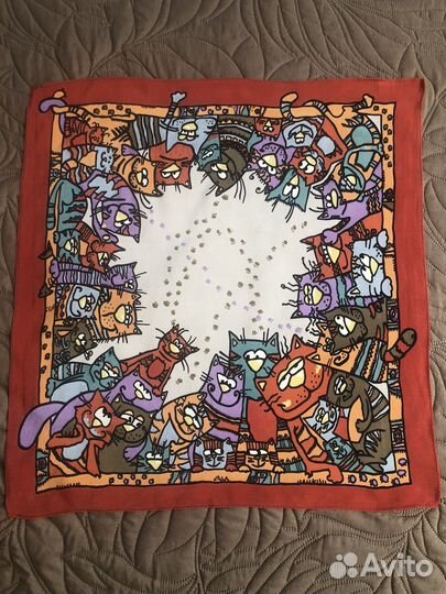 Павловопосадский платок шелковый