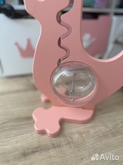 Дино- копилка розовая