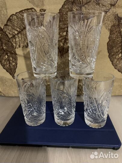 Хрустальные стаканы СССР