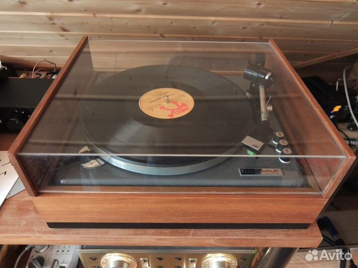 Elac Miraphon 20 роликовый проигрыватель винила