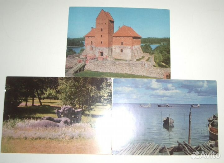 Вильнюс. Прибалтика. Наборы советских открыток