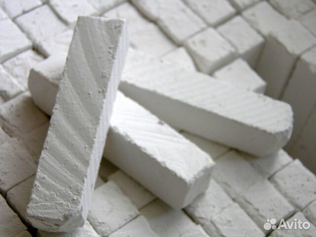 Мел Белгородский пиленый природный без примесей