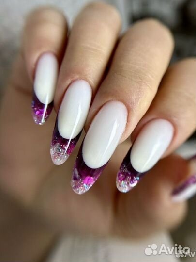 Маникюр, ручная роспись, моделирование