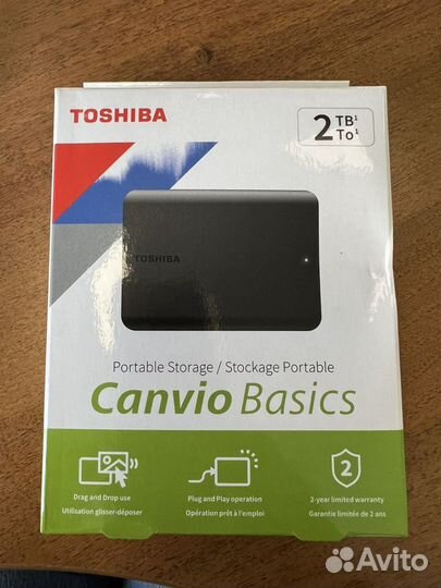 Внешние диски 2тб Toshiba и Transcend USB 3,1