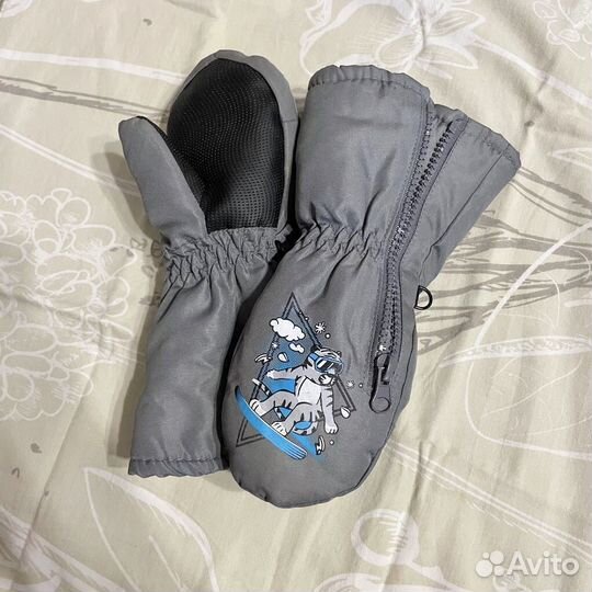 Варежки краги зимние на 1-2 года