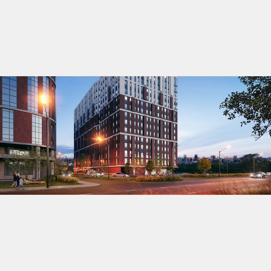 Апартаменты-студия, 33,2 м², 6/15 эт.