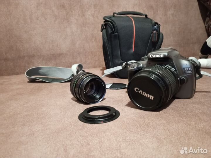 Зеркальный фотоаппарат canon eos 1100d