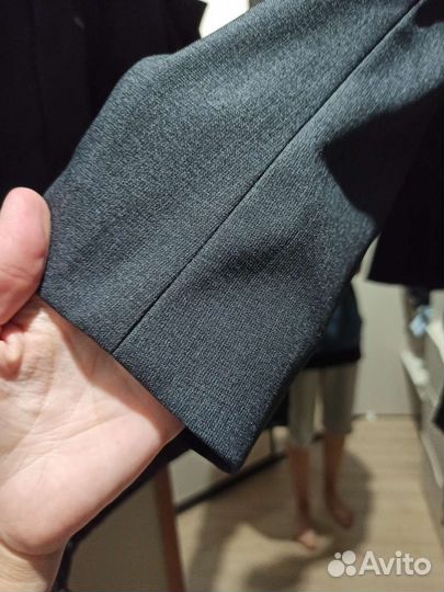 Пиджак школьный рост от 163 см. Серый