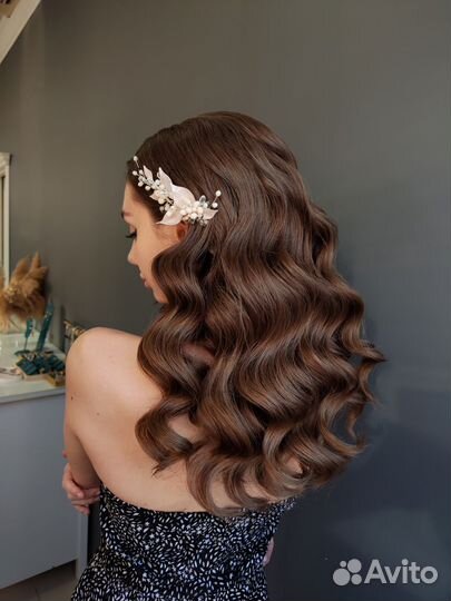 Макияж и прическа полный образ