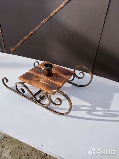 Сани подставка для елки