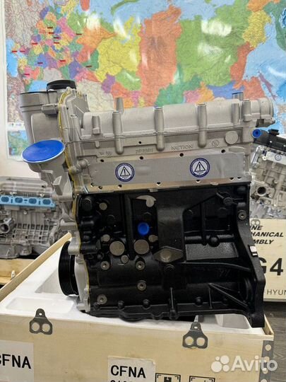 Двигатель cfna Новый Polo, Jetta, Rapid, Fabia 1,6