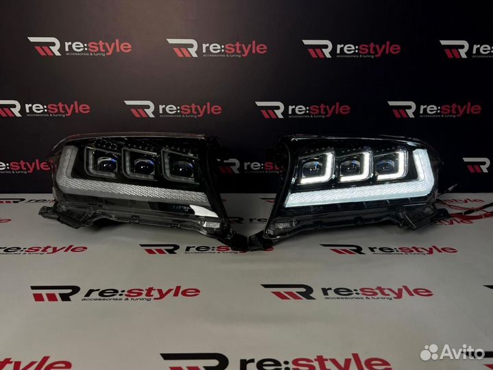 Фары Toyota Land Cruiser 200 2м 12-15 LED