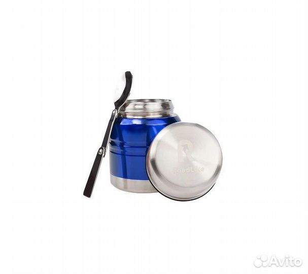 Ланч-бокс термос RoadLike 350мл, синий