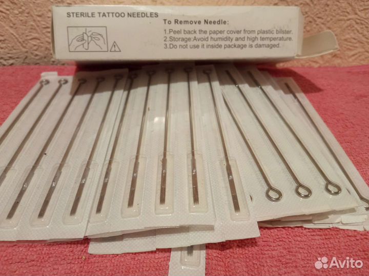Иглы для татуажа, ногти