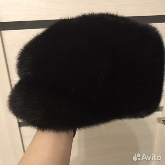 Норковая шапка мужская