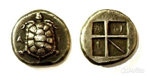 Статер. Греция. Аегина 350-338 гг. до н.э Серебро