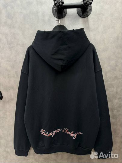 Худи Balenciaga Paris moon Oversize