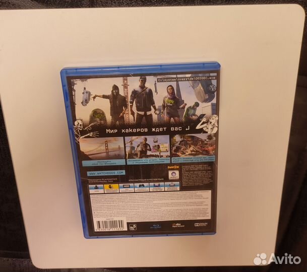 Диск PS4 Watch dogs 2