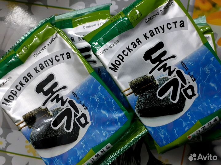 Морская капуста дол гим 6,5гр.Пр-во Юж.Корея