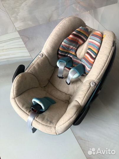 Детское автокресло от 0 maxi cosi 2 wayFix+Pebble