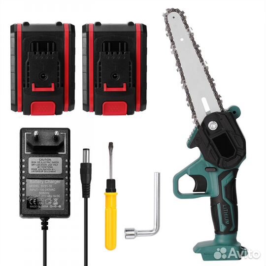 Пила цепная аккумуляторная 21v кусторез - сучкорез