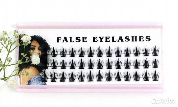 Ресницы пучки для макияжа 20d