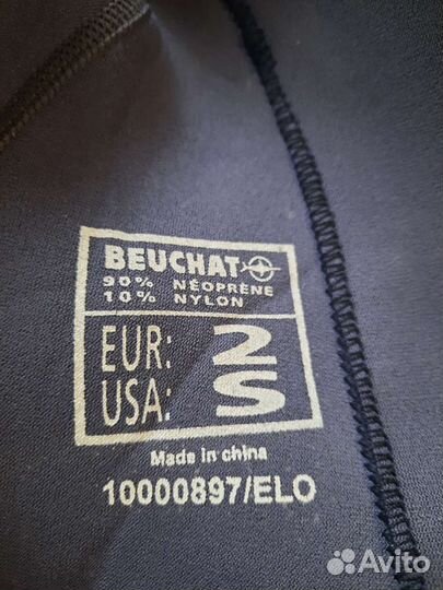 Гидрокостюм женский beuchat 3 мм