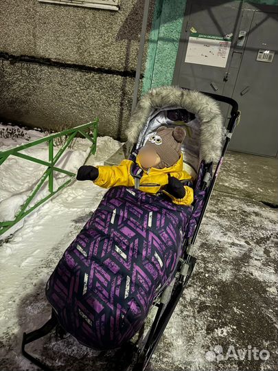 Санки коляска ника