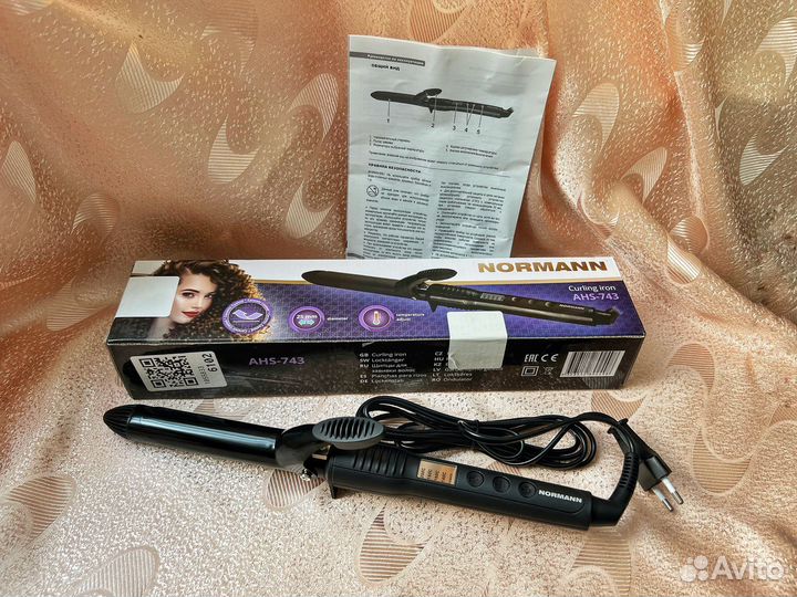 Щипцы для завивки волос новые