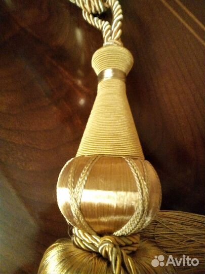 Кисти подхваты для портьер Gold Shic. Новые