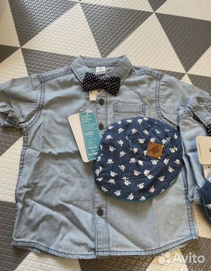 Рубашка с бабочкой