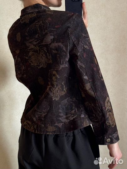 Вельветовая джинсовая куртка, 46-48 р