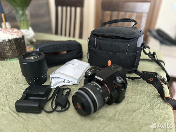 Зеркальный фотоаппарат Sony a55 alpha 2 обьектива