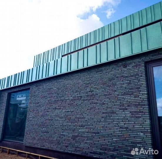 Фасадная плитка Real Brick Бирюзовый