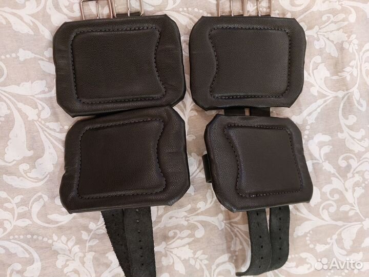 Ботинки гравитационные Черные Экокожа