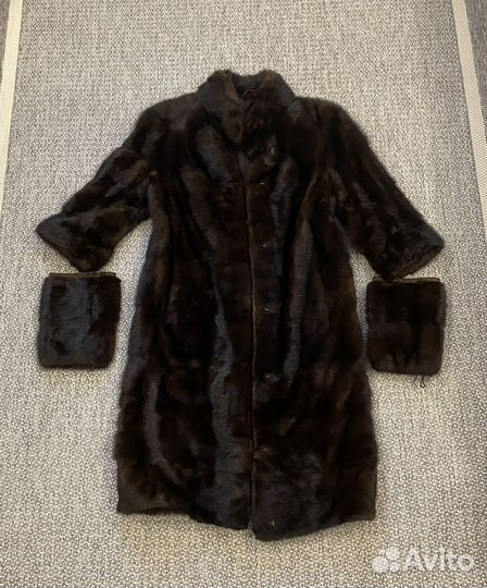 Шуба норковая поперечка