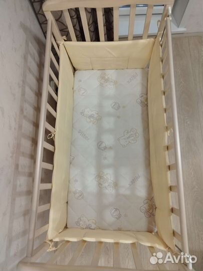 Детская кровать 120х60 от 0 лет