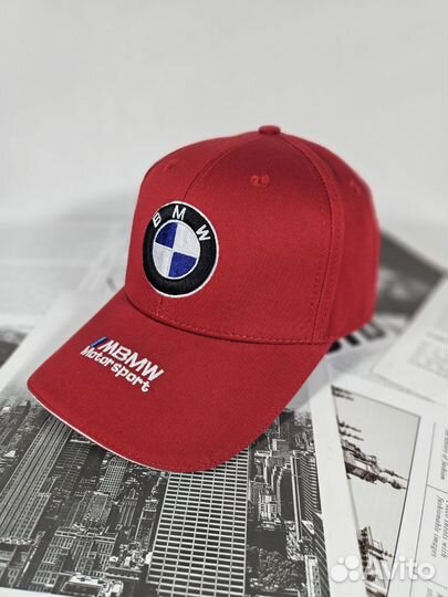 Бейсболка BMW M стиль красная