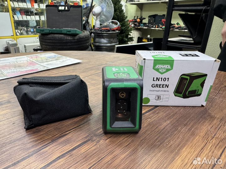 Лазерный уровень AMO LN101 Green с зеленым лучом