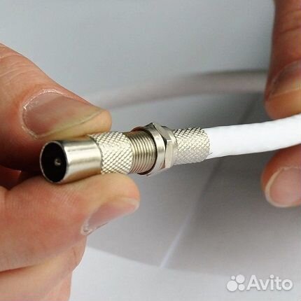 Антенный кабель для тв, удлинитель антенный (новый